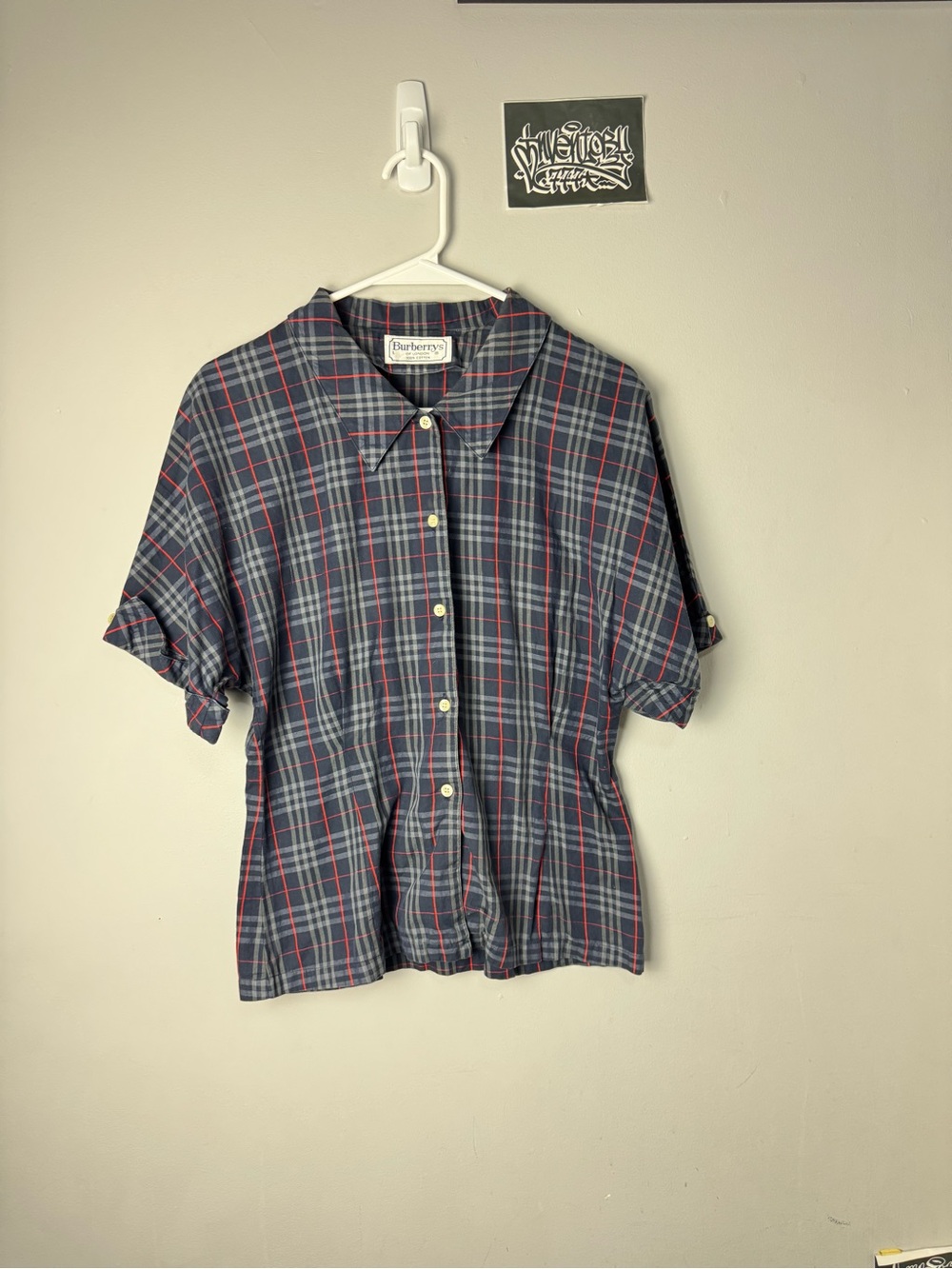 Vintage Burberry Blue Check